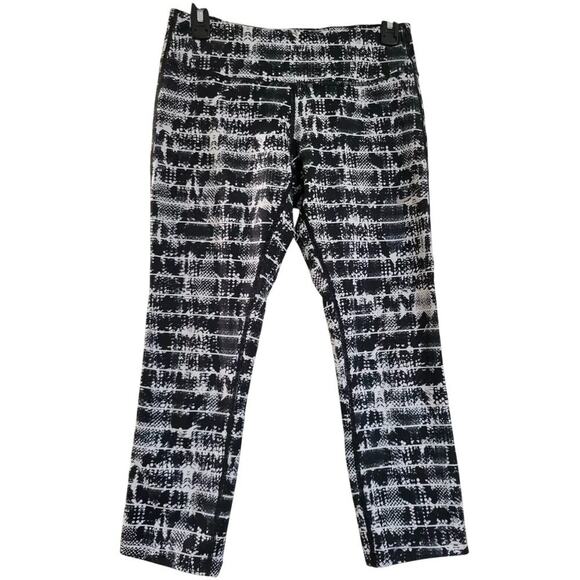 Nike Dri-FIT Running Cropped Leggings Black/White - M - Picture 1 of 5